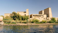 'Uitzicht op het eiland Philae' Uitzicht op het eiland Philae