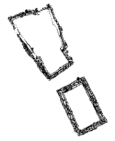 Schematische weergave van de graftombe van Iri-Hor