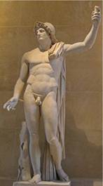 Beeld in het Louvre