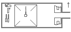 Schematische weergave van de piramide
