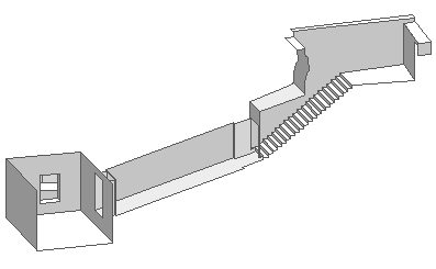 Schematisch overzicht van de tombe van Semenchkare 