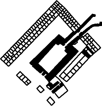 Schematisch overzicht van de graftombe van Den